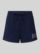 GAP Sweatshorts mit Logo und elastischem Bund in Dunkelblau, Größe L