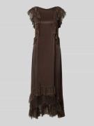 Copenhagen Muse Midikleid in asymmetrischer Form mit Spitzenbesatz in ...