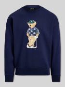 Polo Ralph Lauren Strickpullover mit Polo Bear-Stitching in Marine, Gr...