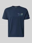 MC2 Saint Barth T-Shirt mit Stitchings Modell 'PORTOFINO' in Marine, G...