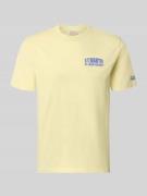 MC2 Saint Barth T-Shirt mit Label-Prints Modell 'PORTLAND' in Hellgelb...