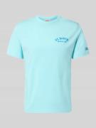 MC2 Saint Barth T-Shirt mit Label-Prints Modell 'PORTLAND' in Bleu, Gr...