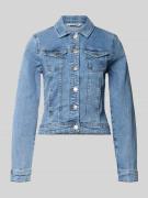 Only Regular Fit Jeansjacke aus Baumwoll-Mix Modell 'WONDER' in Jeansb...