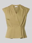 Marella Regular Fit Bluse mit gelegten Falten Modell 'Bazar' in Khaki,...