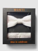 Monti Fliege aus reiner Seide in Ecru, Größe 1