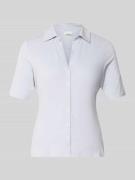 Marc O'Polo Regular Fit 3/4-Shirt aus Viskose-Mix in Hellblau, Größe L