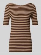 Marc O'Polo Regular Fit T-Shirt aus reiner Baumwolle in Mittelbraun, G...