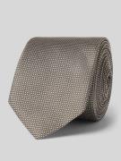 HUGO Seidenkrawatte mit Webstruktur in Hellgruen, Größe 1