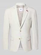 ATELIER TORINO Slim Fit 2-Knopf-Sakko mit Pattentaschen in Beige, Größ...