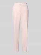 s.Oliver BLACK LABEL Slim Fit Schmale Hose mit elastischem Bund in Ros...