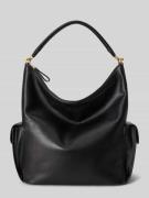 Lauren Ralph Lauren Umhängetasche aus echtem Leder in Black, Größe 1