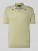 OLYMP Level Five Slim Fit Poloshirt aus Lyocell-Baumwoll-Mix in Schilf...
