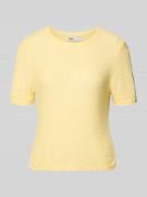 Only Regular Fit Strickpullover mit kurzen Ärmeln Modell 'SUNNY' in GE...