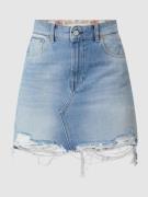 Replay Minirock aus Denim in Weiss, Größe 29