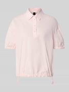 Marc Cain Regular Fit Bluse mit Polokragen in Rosa, Größe 36