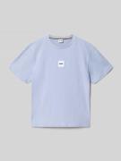 Boss Regular Fit T-Shirt aus reiner Baumwolle Modell 'SPROUT' in Bleu,...