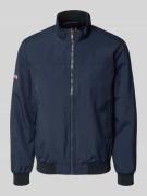 Superdry Jacke mit Stehkragen und Eingrifftaschen in Dunkelblau, Größe...