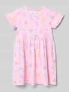 DANAMADE Regular Fit Shirtkleid mit Allover-Motiv-Print in Rosa, Größe...