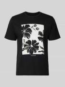 Jack & Jones Premium T-Shirt mit Motiv-Print Modell 'LUCAS' in Black, ...