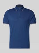 RAGMAN Modern Fit Poloshirt mit Logo-Print Modell 'Keep Dry' in Royal,...