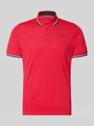 RAGMAN Modern Fit Poloshirt mit Logo-Print Modell 'Keep Dry' in Rot, G...