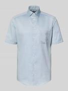 OLYMP Regular Fit Business-Hemd mit Kentkragen in Hellgrau Melange, Gr...