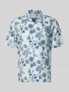 Manuel Ritz Regular Fit Freizeithemd mit Reverskragen in Aqua, Größe 3...