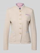 WHITE LABEL Slim Fit Blazer mit Stehkragen und aufgesetzten Taschen in...