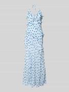 Forever New Maxikleid mit Volants Modell 'Kimberley' in Blau, Größe 32