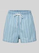 Noisy May Shorts mit elastischem Bund Modell 'KATRI' in Jeansblau, Grö...