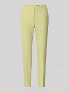 HUGO Slim Fit Schmale Hose mit LOGO-Niete Modell 'HAGONIA-1' in Hellgr...