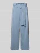 Only Regular Fit Bundfaltenhose aus Viskose-Mix Modell 'MARSA' in Rauc...