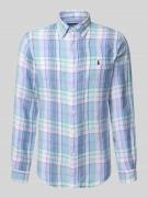 Polo Ralph Lauren Regular Fit Freizeithemd aus reinem Leinen in Blau, ...