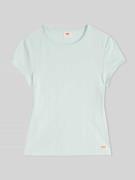 Levi's® Regular Fit T-Shirt mit Rundhals in Hellblau, Größe L
