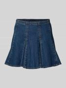 Levi's® Mini-Jeansrock aus Baumwoll-Lyocell-Mix Modell 'GODET' in Dunk...