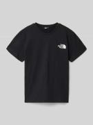 The North Face Regular Fit T-Shirt mit Logo-Print in Black, Größe L