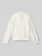 CARS JEANS Regular Fit Jacke mit Stehkragen Modell 'Zaymi' in Offwhite...