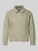 khujo Jeansjacke mit Reißverschluss Modell 'REILLY' in Schilf, Größe L