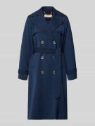MICHAEL Michael Kors Zweireihiger Trenchcoat mit Bindegürtel in Marine...