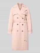 MICHAEL Michael Kors Zweireihiger Trenchcoat mit Bindegürtel in Rose, ...