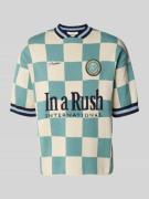 PROHIBITED Strickshirt mit Label-Stitching Modell 'Victory' in Hellgru...