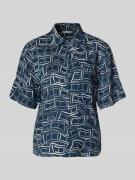 Tommy Hilfiger Loose Fit Leinenbluse mit Brusttasche in Marine, Größe ...