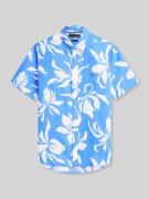 Tommy Hilfiger Regular Fit Kurzarmhemd aus Leinen-Mix in Hellblau, Grö...