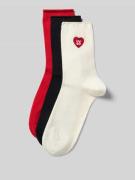 HUGO Socken aus Baumwoll-Mix im 3er-Pack in Rot, Größe 35-38
