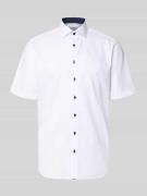 ETERNA Regular Fit Business-Hemd aus Baumwolle mit Kentkragen in Weiss...