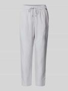 Marc Cain Straight Fit Stoffhose aus Viskose-Mix mit Leinen-Anteil in ...