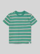GAP Regular Fit T-Shirt mit Logo-Detail in Khaki, Größe 116