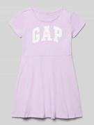 GAP Regular Fit Kleid mit Logo-Print in Lavender, Größe 104