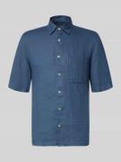 Marc O'Polo Regular Fit Freizeithemd aus reinem Leinen in Petrol, Größ...
