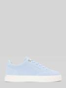 Tommy Hilfiger Low Top Sneaker aus echtem Leder in Hellblau, Größe 36